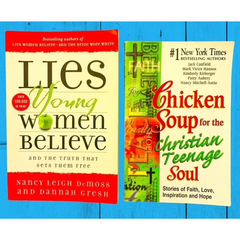 Book Bundle Lies Young Women Believe Chicken Soup for the Christian Teenage Soul